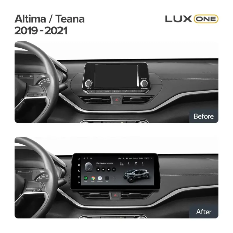 Штатная магнитола Teyes LUX ONE 6+128 Gb Nissan Altima Teana 2018-2023 12.3