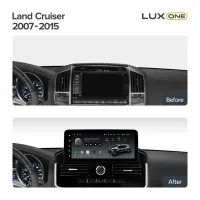 Штатная магнитола Teyes LUX ONE 6+128 Gb Toyota Land Cruiser 11 200 2007-2015 (A) 12.3