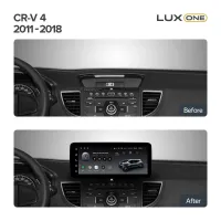 Штатная магнитола с круговым обзором Teyes CC3 6+128 Gb 360 Honda CR-V CRV 4 RM RE 2011-2018 (C) 12.3