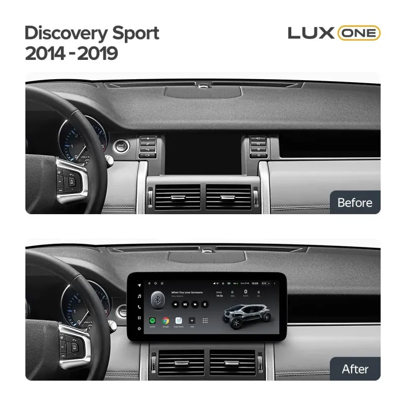 Штатная магнитола с круговым обзором Teyes CC3 6+128 Gb 360 Land Rover Discovery Sport L550 2014-2019 (A) 12.3