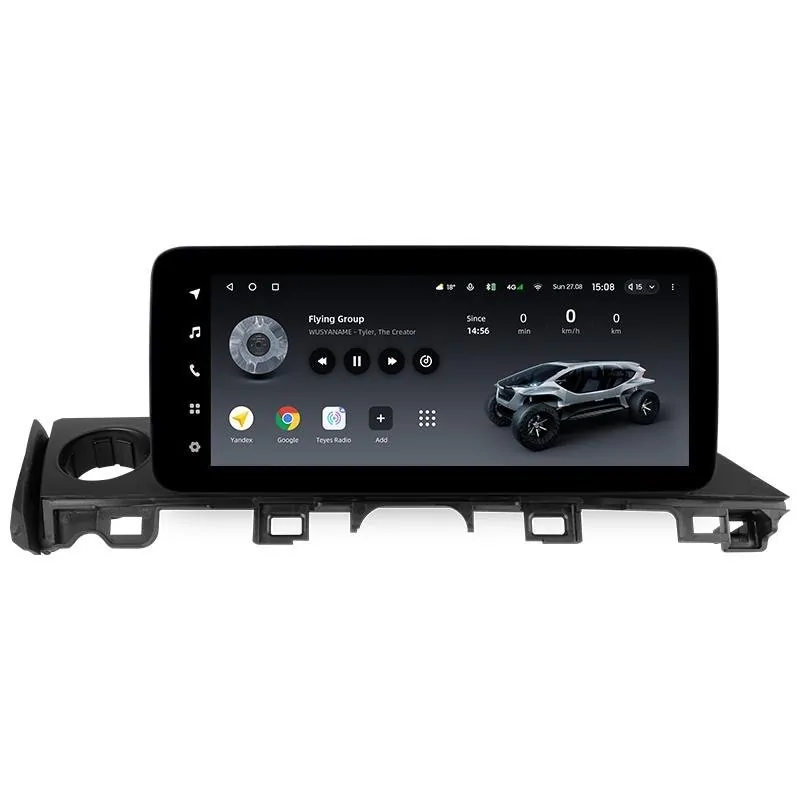Штатная магнитола с круговым обзором Teyes CC3 6+128 Gb 360 Mazda 6 Atenza 3 GJ GL 2015-2018 (B) 12.3