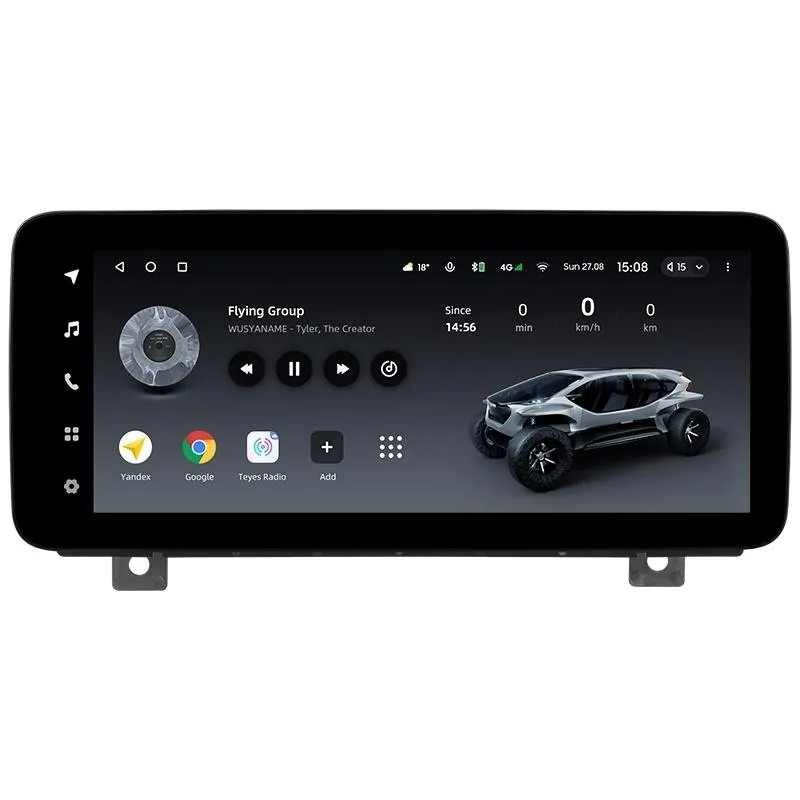 Штатная магнитола с круговым обзором Teyes CC3 6+128 Gb 360 Toyota Land Cruiser J300 300 (F1) 2021-2023 (B) 12.3