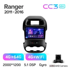Штатна магнітола Teyes CC3 4+64 Gb Ford Ranger (F2) 2011-2016 9