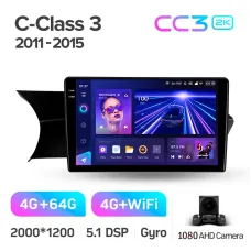 Штатна магнітола Teyes CC3 4+64 Gb Mercedes-Benz C-Class 3 W204 C204 S204 2011-2015 9