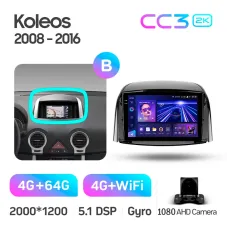Штатна магнітола Teyes CC3 4+64 Gb Renault Koleos 2008 - 2016 (B) 9