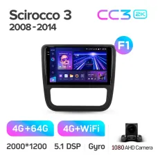 Штатна магнітола Teyes CC3 4+64 Gb Volkswagen Scirocco 3 III Mk3 2008-2014 (F1) 9