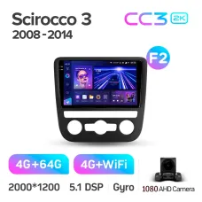 Штатна магнітола Teyes CC3 4+64 Gb Volkswagen Scirocco 3 III Mk3 2008-2014 (F2) 9