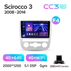 Штатна магнітола Teyes CC3 4+64 Gb Volkswagen Scirocco 3 III Mk3 2008-2014 (F4) 9