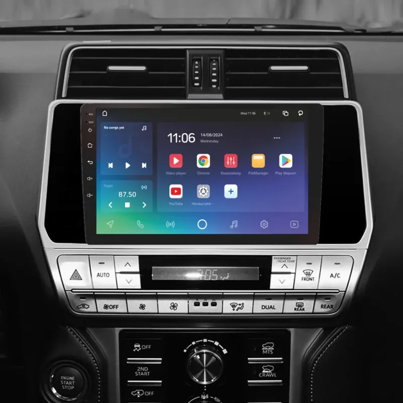 Штатна магнітола Sigma PRO 10464 Android 10 4+64 Gb 4G DSP Toyota Land Cruiser Prado 150 2017-2018 10
