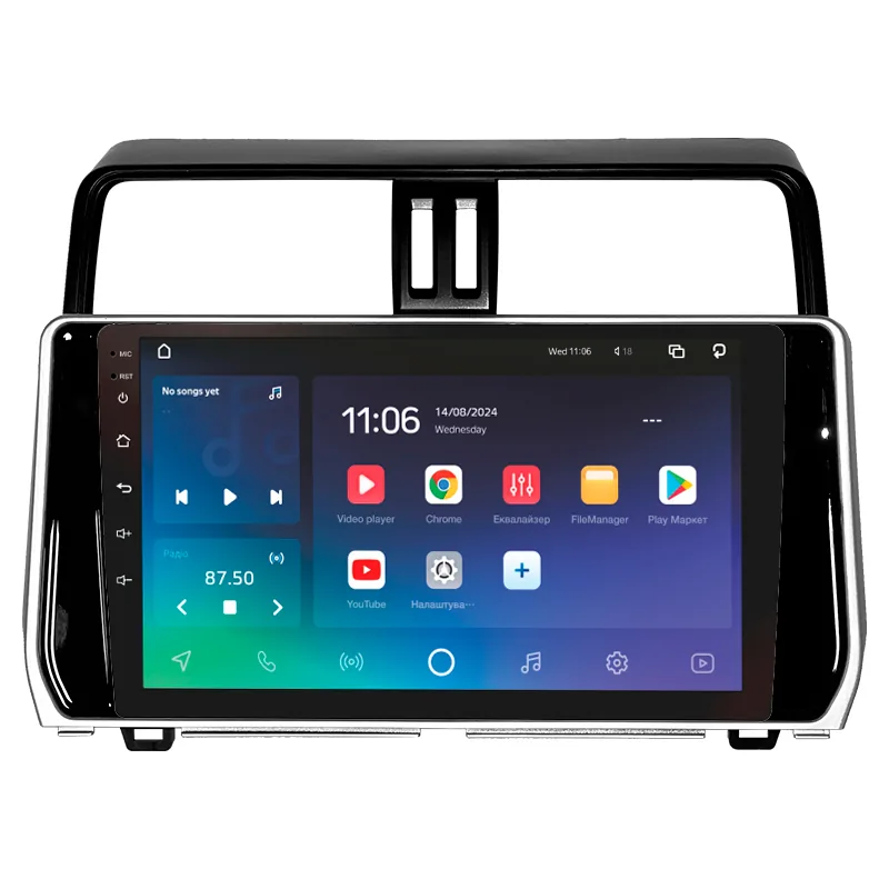 Штатна магнітола Sigma PRO 10464 Android 10 4+64 Gb 4G DSP Toyota Land Cruiser Prado 150 2017-2018 10