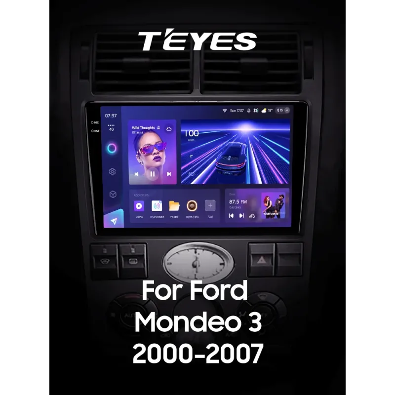 Штатна магнітола Teyes CC3 4+64 Gb Ford Mondeo 3 2000-2007 (F1) 9
