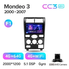Штатна магнітола Teyes CC3 4+64 Gb Ford Mondeo 3 2000-2007 (F1) 9