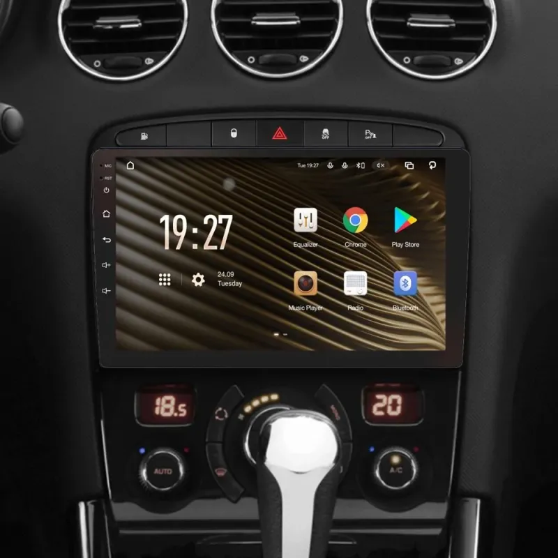 Штатная магнитола Sigma S9432 Android 10 4+32 Gb 4G DSP Peugeot 408 1 T7 2012-2020 For Peugeot 308 2007-2015 9