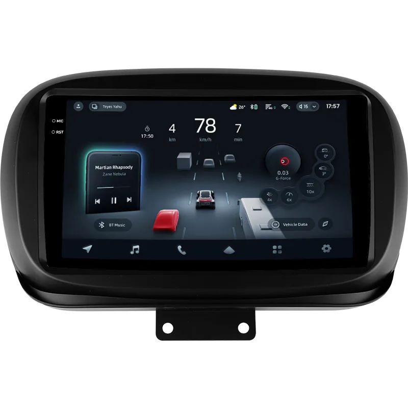 Штатная магнитола Teyes CC4 PRO 8+128 Gb Fiat 500X 2014-2020 9