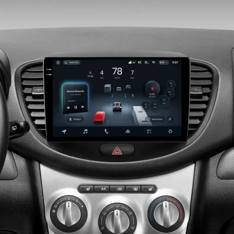 Штатная магнитола Teyes CC4 PRO 8+128 Gb Hyundai i10 2007-2013 9