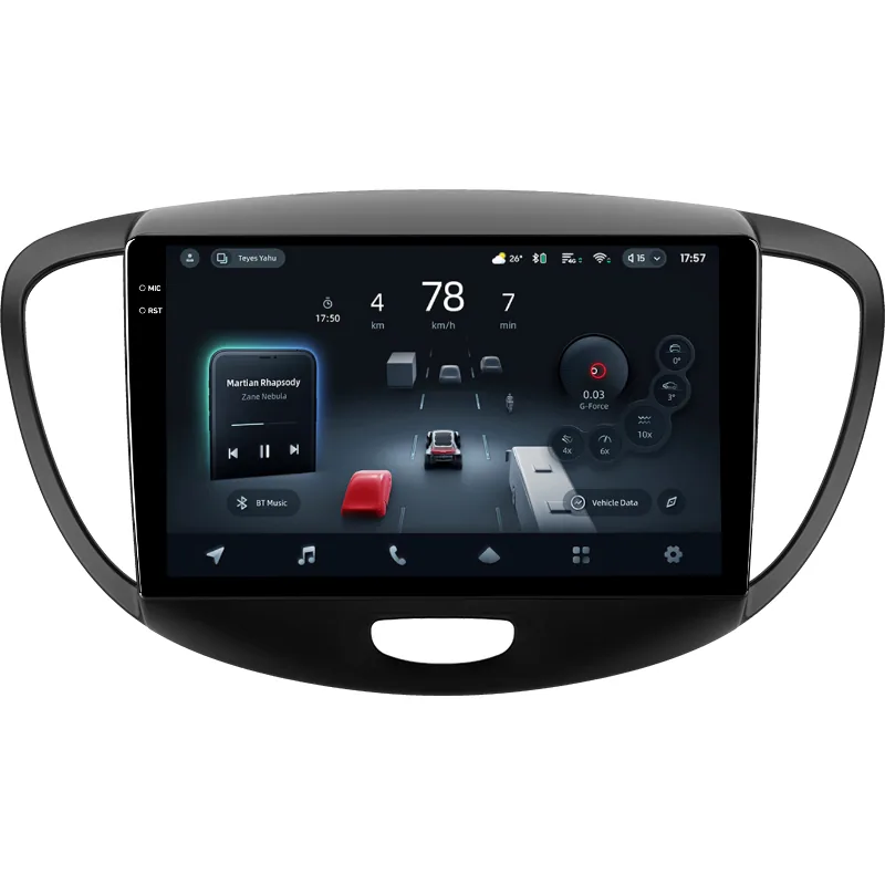Штатная магнитола Teyes CC4 PRO 8+128 Gb Hyundai i10 2007-2013 9