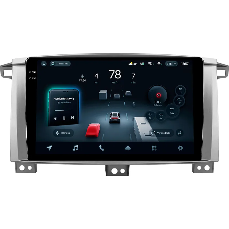 Штатная магнитола Teyes CC4 PRO 8+128 Gb Toyota Land Cruiser LC 100-A 2002-2007 (A) 9