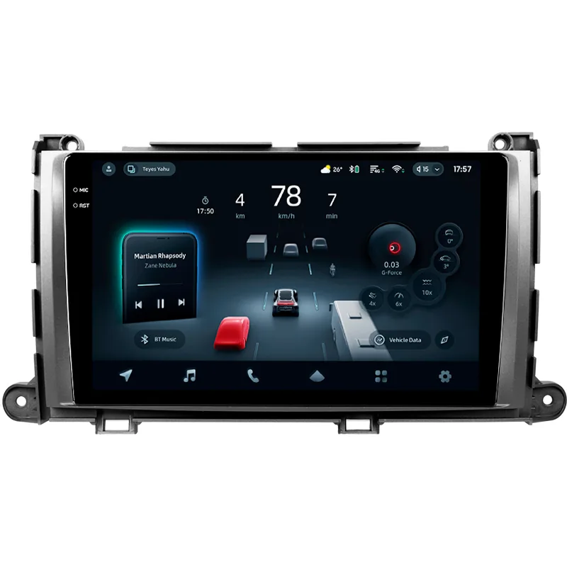 Штатная магнитола Teyes CC4 PRO 8+128 Gb Toyota Sienna 3 XL30 2010 - 2014 9