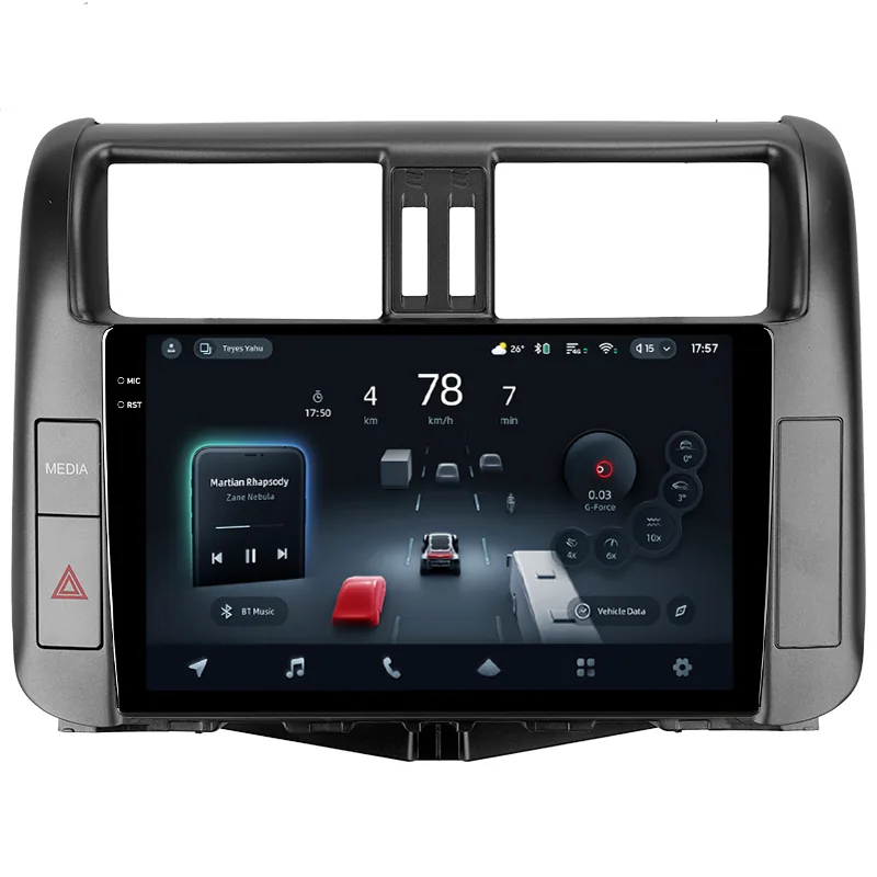 Штатная магнитола Teyes CC4 PRO 8+128 Gb Toyota Land Cruiser Prado 150 2009-2013 (C) 9