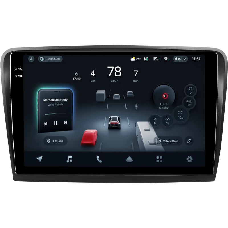 Штатная магнитола Teyes CC4 PRO 8+128 Gb Skoda Superb 2 B6 2008-2015 10