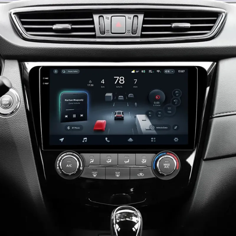 Штатная магнитола Teyes CC4 PRO 8+128 Gb Nissan X-Trail X Trail 3 T32 2013-2022- (F1) Manual air conditioning (C) 10