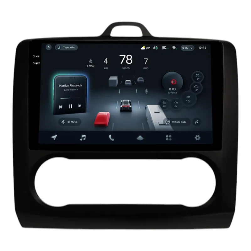 Штатная магнитола Teyes CC4 PRO 8+128 Gb Ford Focus 2 2004-2014 AT AC Black 9