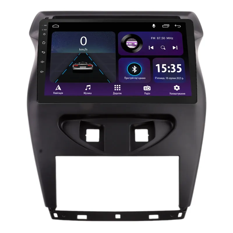 Штатна магнітола Sigma E10232 Android 10 2+32 Gb Citroen C4 C-triunfo C-Quatre 2012+ Black 10