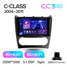 Штатна магнітола Teyes CC3 4+64 Gb Mercedes Benz C-Class W203 CL203 C209 A209 2004-2011 9