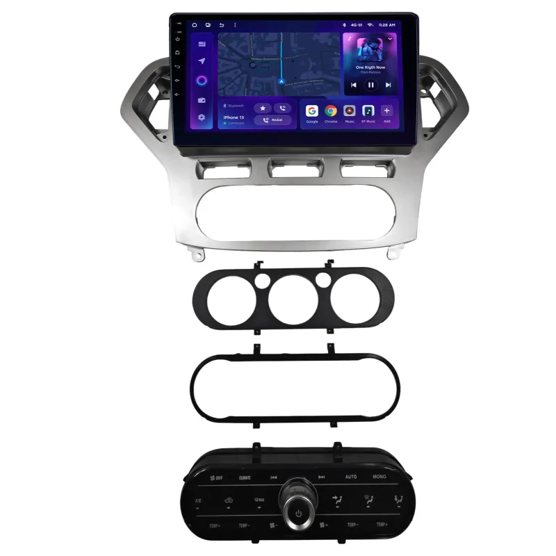 Штатна магнітола AMS MOSS M2 4+32 Gb Ford Mondeo 4 2006-2010 Full Set AT AC Silver 10