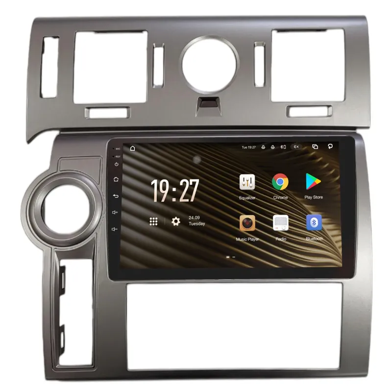 Штатная магнитола Sigma S9432 Android 10 4+32 Gb 4G DSP Hummer H2 E85 2007-2009 Sliver 9