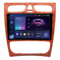 Штатна магнітола Teyes CC3 6+128 Gb з коловим оглядом 360 Mercedes Benz C Class S203 CL203 W203 2000-2004 wooden 9
