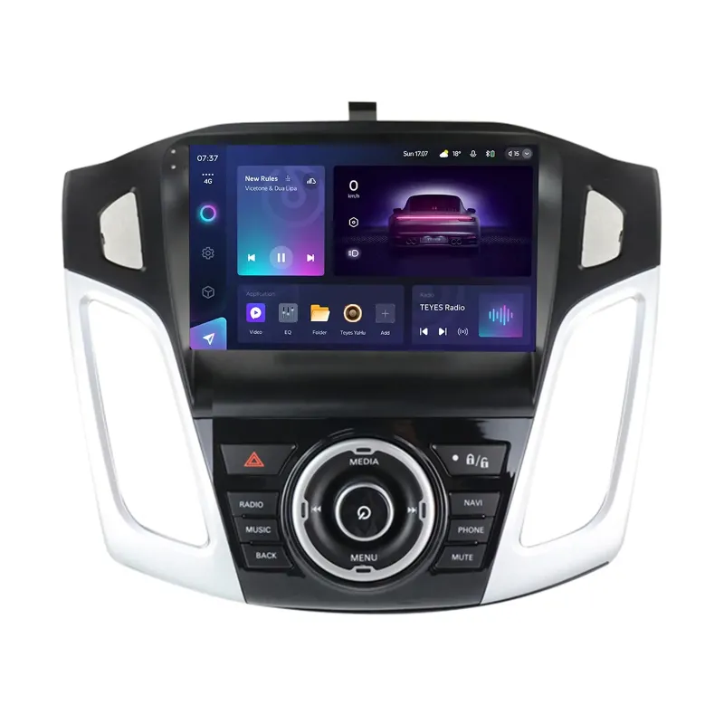 Штатна магнітола Teyes CC3 6+128 Gb з коловим оглядом 360 Ford Focus 3 2012-2019 A-MOD Silver UV 9