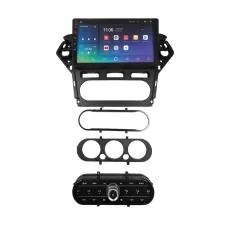 Штатна магнітола Sigma PRO 10464 Android 10 4+64 Gb 4G DSP Ford Mondeo 4 2010-2014 Full Set AT AC Black with touch 10