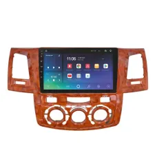 Штатна магнітола Sigma PRO 9432 Android 10 4+32 Gb 4G DSP Toyota Fortuner 1 AN50 AN60 HILUX Revo Vigo 2008-2014 brown 9