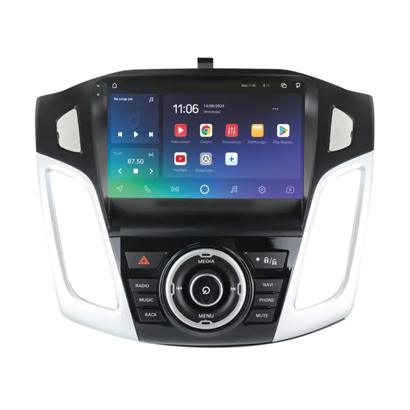Штатна магнітола Sigma PRO 9432 Android 10 4+32 Gb 4G DSP Ford Focus 3 2012-2019 A-MOD Silver UV 9