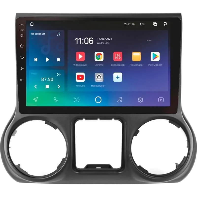 Штатная магнитола Sigma X10432 Android 10 4+32 Gb 4G DSP Jeep Wrangler 3 JK 2010-2017 (L15) 10