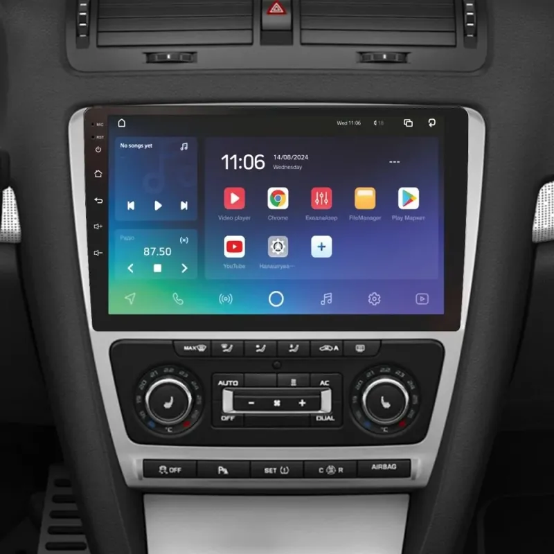 Штатная магнитола Sigma X10432 Android 10 4+32 Gb 4G DSP Skoda Octavia 2 A5 2008-2013 10