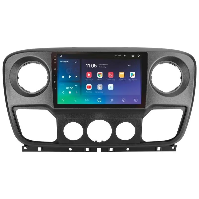 Штатная магнитола Sigma PRO 10432 Android 10 4+32 Gb 4G DSP Renault Master 2010-2019 For Nissan NV400 2010-2020 For Opel Movano 2…