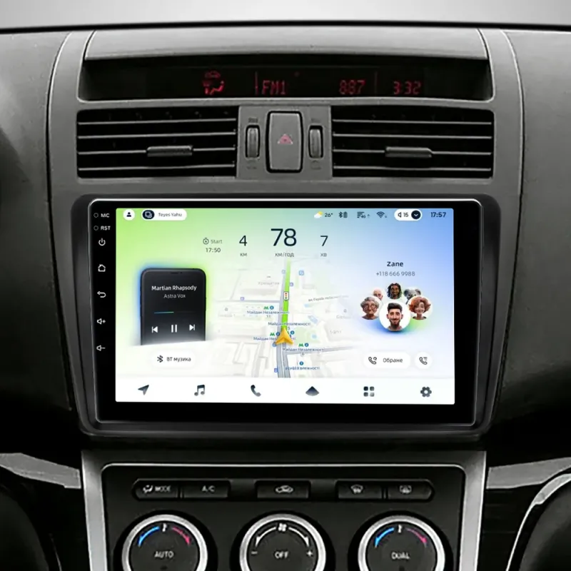 Штатная магнитола Sigma PRO 10432 Android 10 4+32 Gb 4G DSP Skoda Octavia 2 A5 2008-2013 10