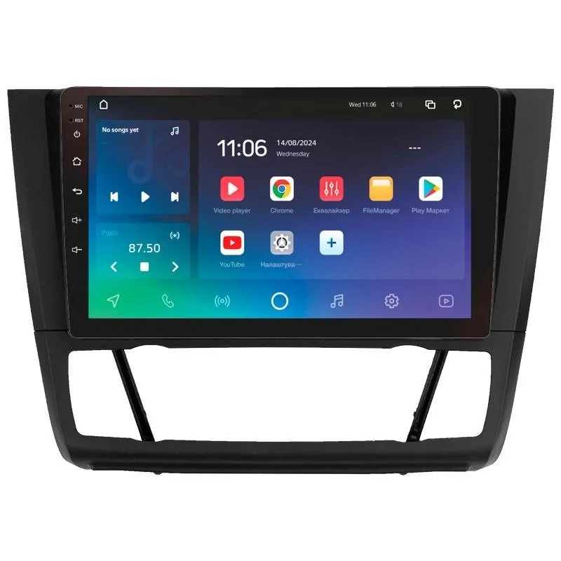 Штатная магнитола Sigma PRO 9432 Android 10 4+32 Gb 4G DSP BMW 1 E88 E82 E81 E87 2004-2011 (F2) 9