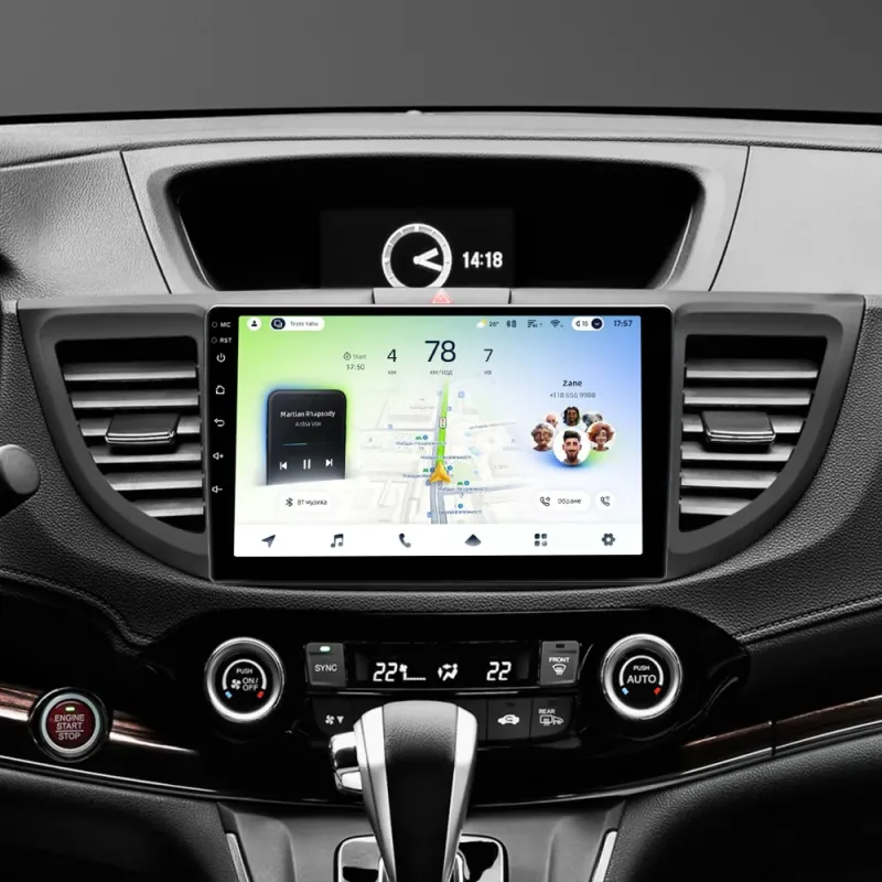 Штатная магнитола Sigma PRO 9432 Android 10 4+32 Gb 4G DSP Hyundai Santa Fe SM 2000-2012 For JAC S1 (Rein) 1 2007-2013 9