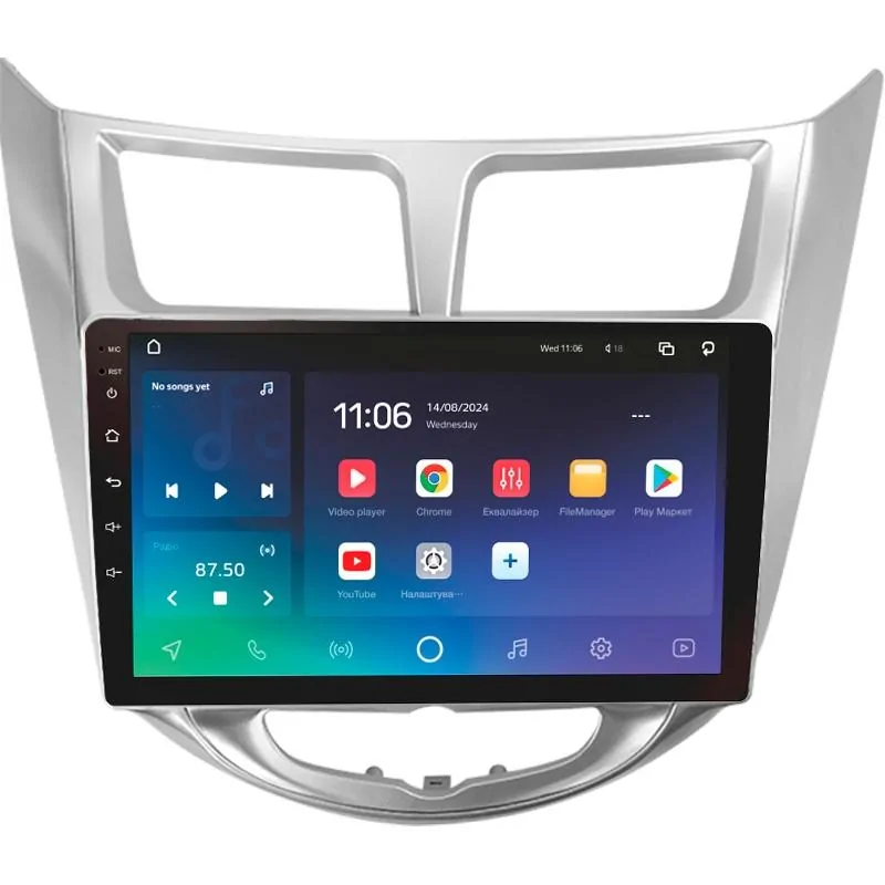 Штатная магнитола Sigma PRO 9432 Android 10 4+32 Gb 4G DSP Hyundai Solaris 1 2010-2016 9