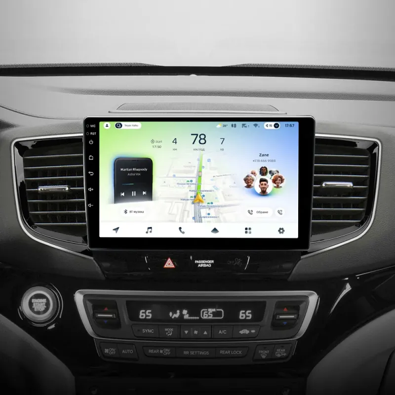 Штатная магнитола Sigma PRO 9432 Android 10 4+32 Gb 4G DSP Hyundai Sonata 7 LF 2014-2017 (B) 9