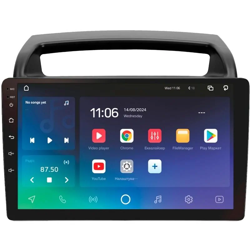 Штатная магнитола Sigma PRO 9432 Android 10 4+32 Gb 4G DSP KIA Carnival VQ 2006-2014 9