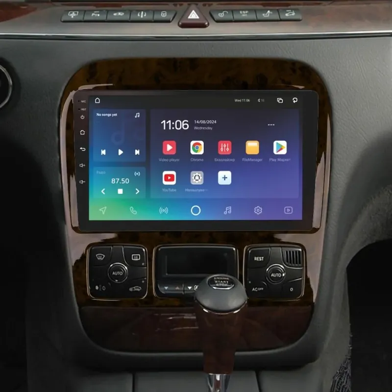 Штатная магнитола Sigma PRO 9432 Android 10 4+32 Gb 4G DSP Mercedes Benz S-Class W220 VV220 1998-2005 9