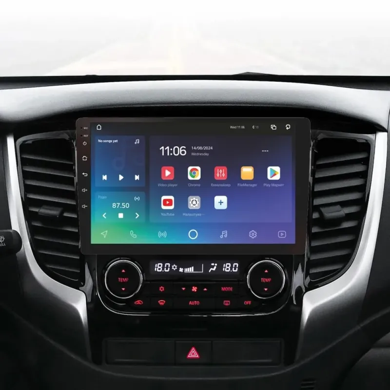 Штатная магнитола Sigma PRO 9432 Android 10 4+32 Gb 4G DSP Mitsubishi L200 5 (F2) (Automatic air conditioning) 2015-2019 9