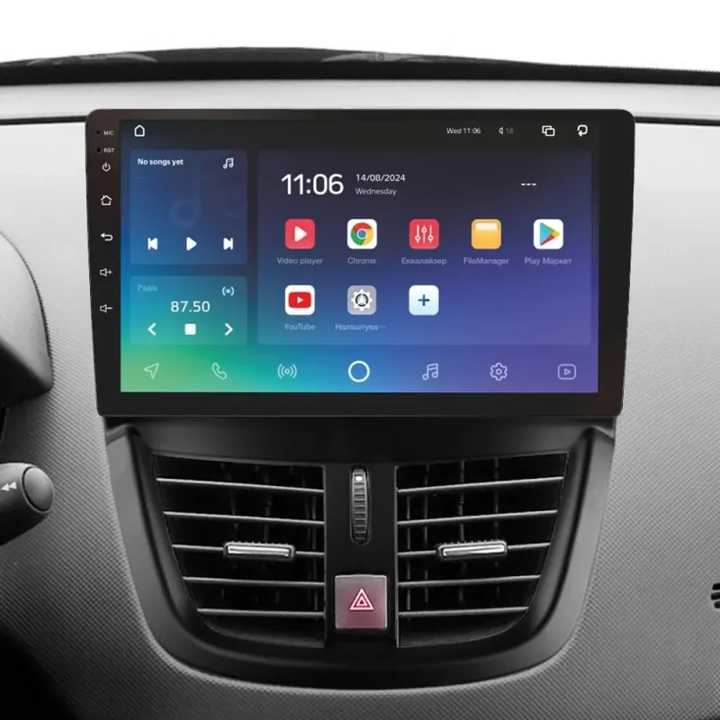 Штатная магнитола Sigma PRO 9432 Android 10 4+32 Gb 4G DSP Peugeot 207 2006-2015 9