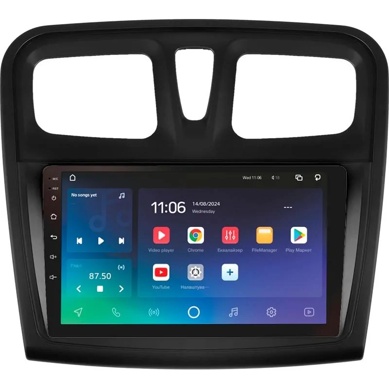Штатная магнитола Sigma PRO 9432 Android 10 4+32 Gb 4G DSP Renault Logan 2 2012-2022 Sandero 2 2013-2022 (F1) (A) 9