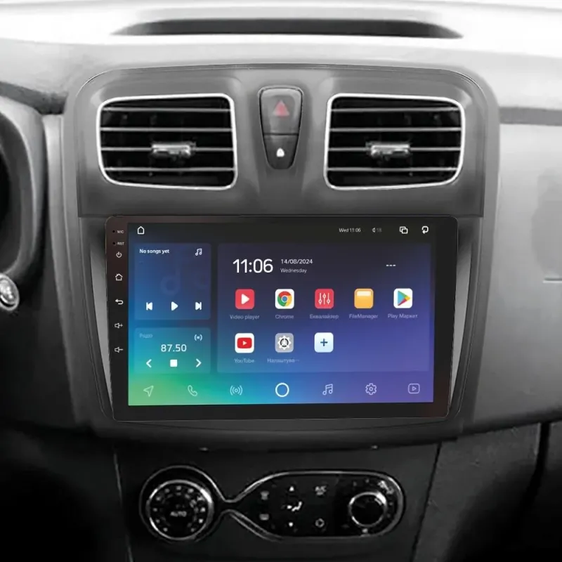 Штатная магнитола Sigma PRO 9432 Android 10 4+32 Gb 4G DSP Renault Logan 2 2012-2022 Sandero 2 2013-2022 (F1) (A) 9