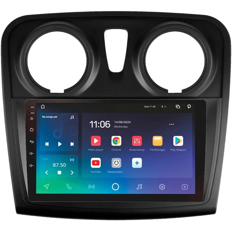 Штатная магнитола Sigma PRO 9432 Android 10 4+32 Gb 4G DSP Renault Logan 2 2012-2022 Sandero 2 2013-2022 (F2) (A) 9